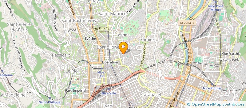 localisation de l'entreprise MADAME MARYLINE DONNAINT à NICE