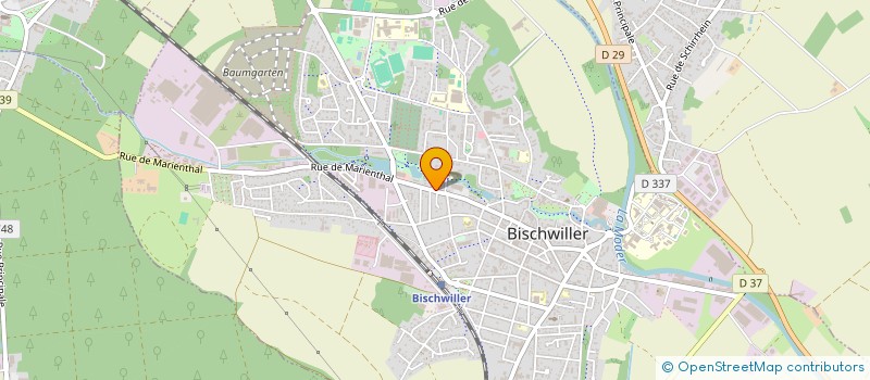 localisation de l'entreprise MADAME MARYLINE DURAND  BISCHWILLER