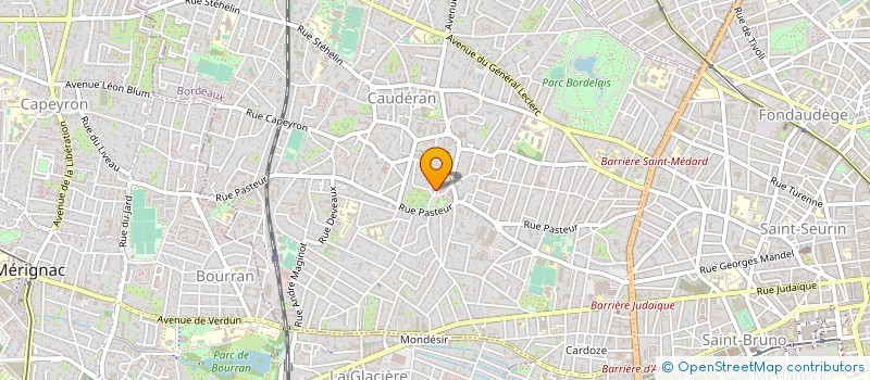 localisation de l'entreprise MADAME MARYLINE DUSSILLOLS à BORDEAUX