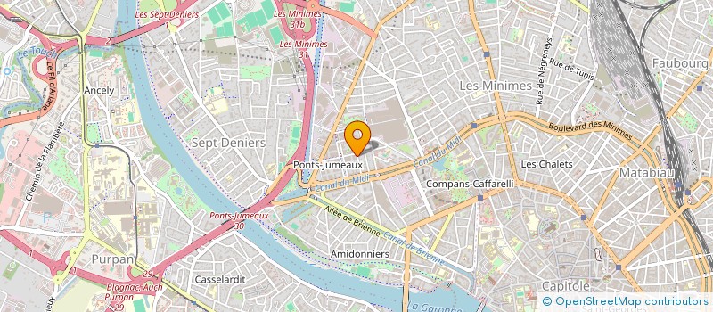 localisation de l'entreprise MADAME MARYLINE ELISABETH  TOULOUSE