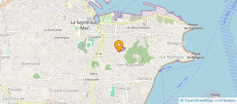 localisation de l'entreprise MADAME MARYLINE EMMA à LA SEYNE-SUR-MER