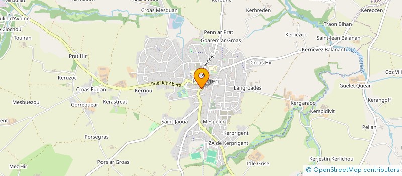 localisation de l'entreprise MADAME MARYLINE ETOURNEAU  PLOUVIEN