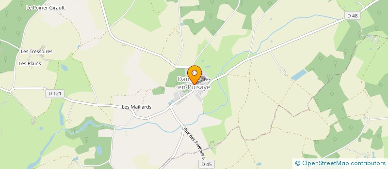 localisation de l'entreprise MADAME MARYLINE EVEILLARD à DAMMARIE-EN-PUISAYE