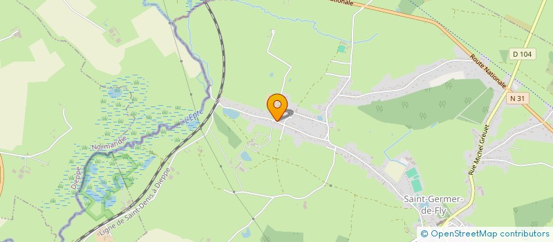 localisation de l'entreprise MADAME MARYLINE FAUQUEUR  SAINT-GERMER-DE-FLY