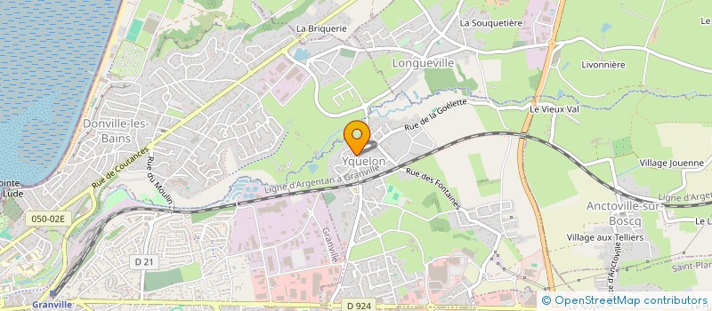 localisation de l'entreprise MADAME MARYLINE FOUCHARD  YQUELON