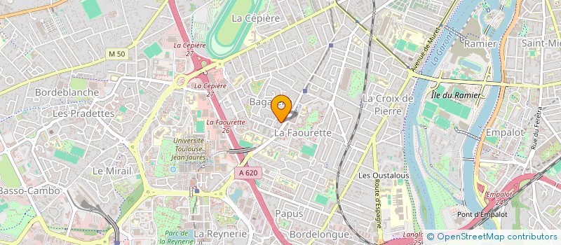 localisation de l'entreprise MADAME MARYLINE FOURRIER à TOULOUSE
