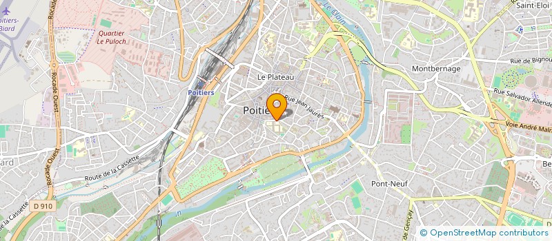 localisation de l'entreprise MADAME MARYLINE FOUTEL à POITIERS