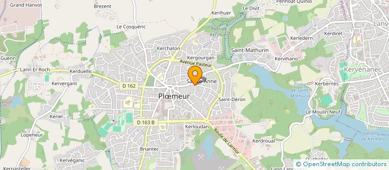 localisation de l'entreprise MADAME MARYLINE FRANCO  PLOEMEUR