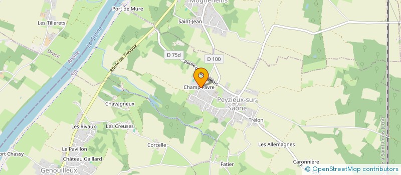 localisation de l'entreprise MADAME MARYLINE GARROS à PEYZIEUX-SUR-SAONE