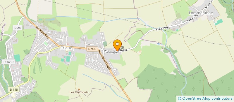 localisation de l'entreprise MADAME MARYLINE GAUDINET  TRIEUX