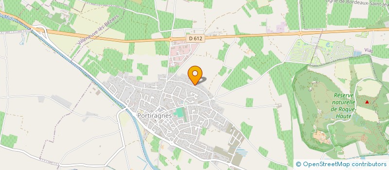 localisation de l'entreprise MADAME MARYLINE GAZEL  PORTIRAGNES