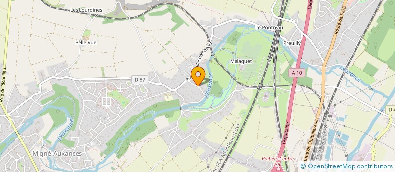 localisation de l'entreprise MADAME MARYLINE GENDRE  MONTMORENCY