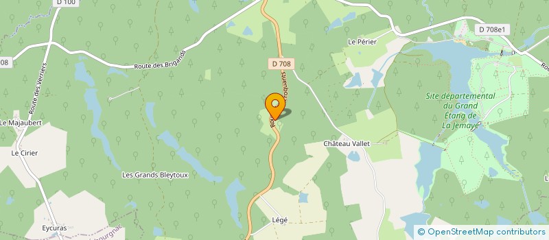 localisation de l'entreprise MADAME MARYLINE GISSOU  SAINT AULAYE-PUYMANGOU