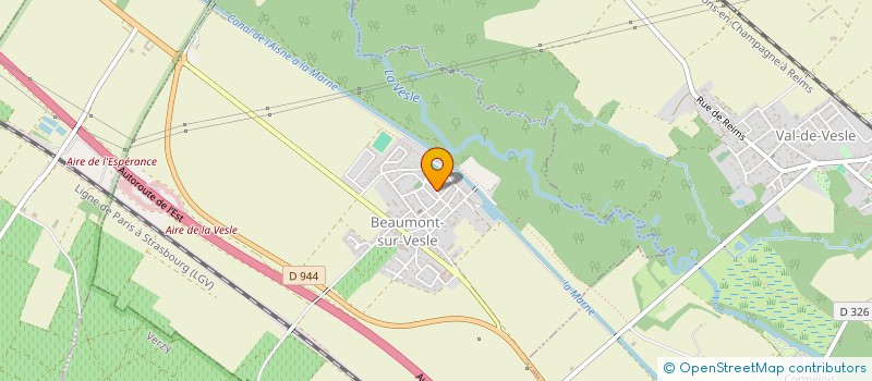 localisation de l'entreprise MADAME MARYLINE GIVRY  BEAUMONT-SUR-VESLE