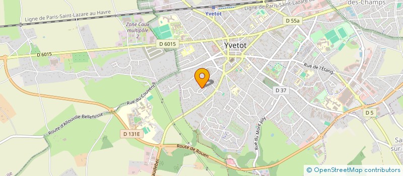 localisation de l'entreprise MADAME MARYLINE GLACET  YVETOT