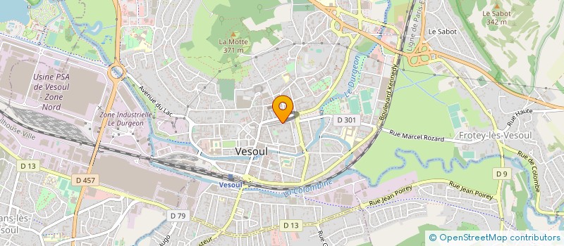 localisation de l'entreprise MADAME MARYLINE GORRIS  VESOUL