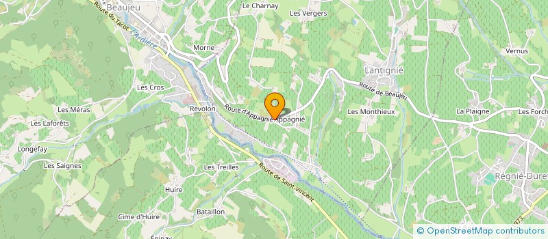 localisation de l'entreprise MADAME MARYLINE GOSSELIN  LANTIGNIE