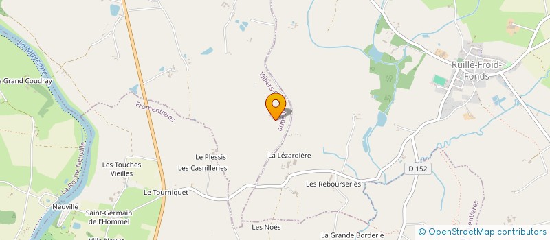 localisation de l'entreprise MADAME MARYLINE GOUGEON  MESLAY-DU-MAINE