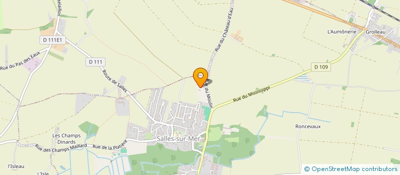 localisation de l'entreprise MADAME MARYLINE GOURDEAU  SALLES-SUR-MER