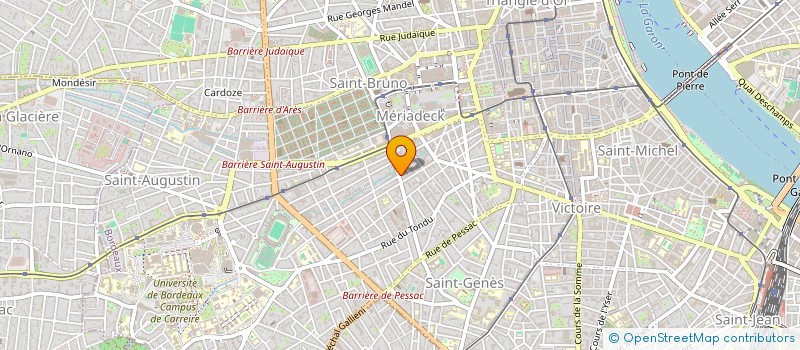 localisation de l'entreprise MADAME MARYLINE GREGOIRE  BORDEAUX