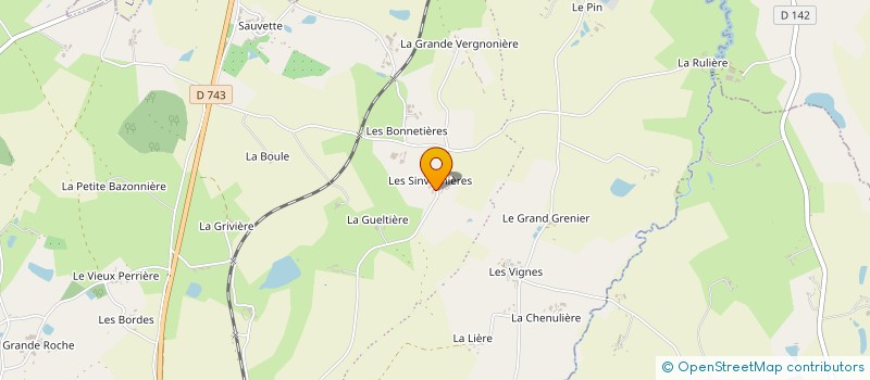 localisation de l'entreprise MADAME MARYLINE GUIONNET à SAINT-PARDOUX-SOUTIERS
