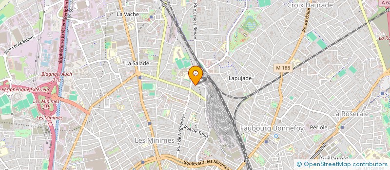 localisation de l'entreprise MADAME MARYLINE HEBRA à TOULOUSE