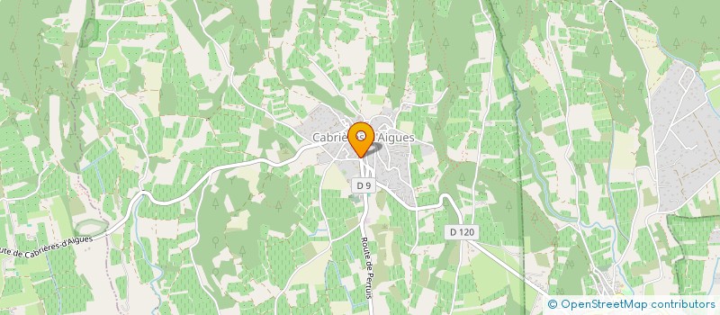 localisation de l'entreprise MADAME MARYLINE HUET  CABRIERES-D'AIGUES