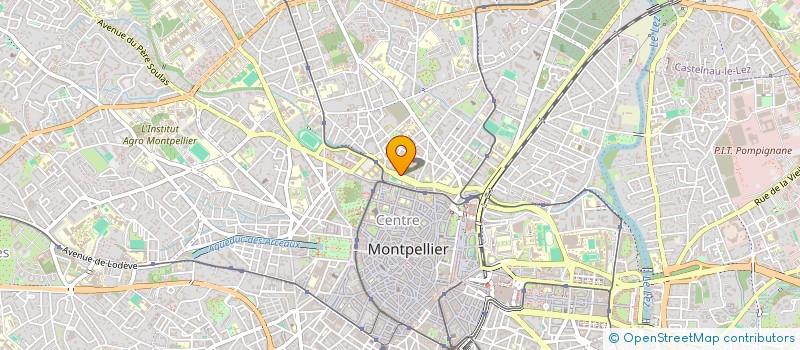 localisation de l'entreprise MADAME MARYLINE INESTA à MONTPELLIER