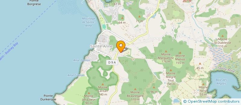 localisation de l'entreprise MADAME MARYLINE JEANNIN  SAINTE-ANNE