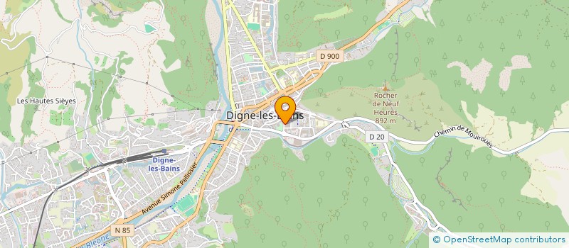 localisation de l'entreprise MADAME MARYLINE JUILLARD  DIGNE-LES-BAINS