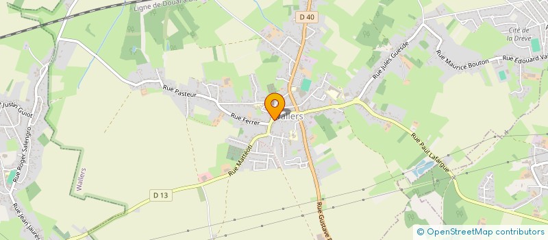 localisation de l'entreprise MADAME MARYLINE KESTELOOT  WALLERS