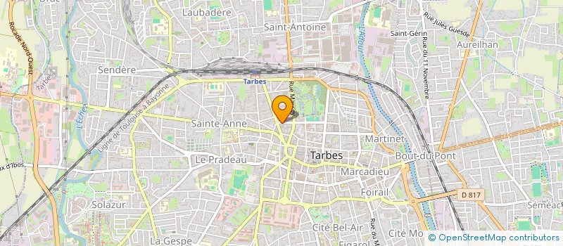 localisation de l'entreprise MADAME MARYLINE LABAT  TARBES