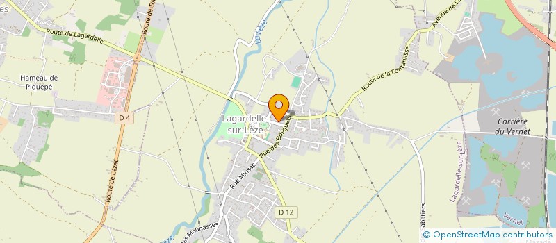 localisation de l'entreprise MADAME MARYLINE LABBE à LAGARDELLE-SUR-LEZE