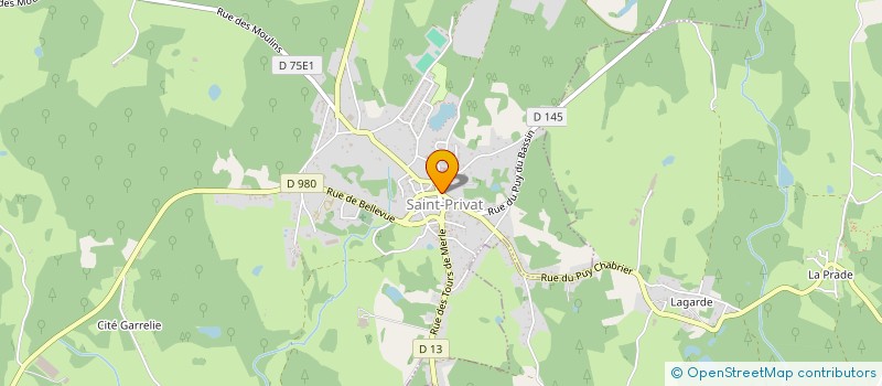 localisation de l'entreprise MADAME MARYLINE LAC  SAINT-PRIVAT