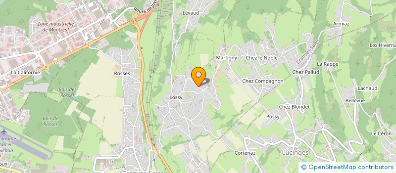 localisation de l'entreprise MADAME MARYLINE LACORBIERE  CRANVES-SALES