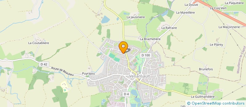 localisation de l'entreprise MADAME MARYLINE LAUDIERES  VENANSAULT