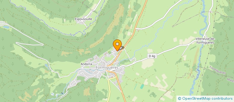 localisation de l'entreprise MADAME MARYLINE LAURENT-CHASSERIAUD  FORMIGUERES