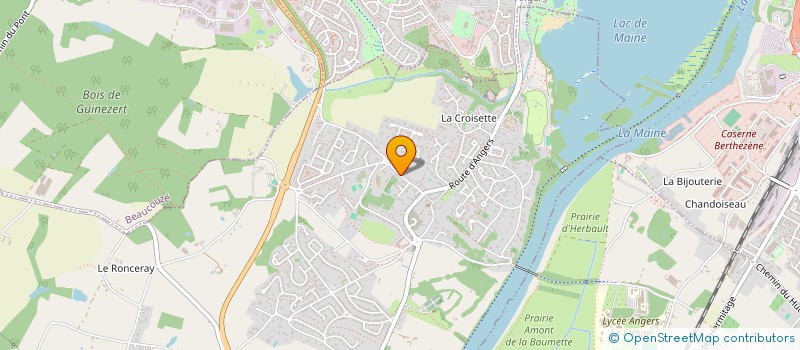 localisation de l'entreprise MADAME MARYLINE LE CHENE  BOUCHEMAINE