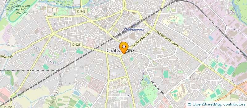 localisation de l'entreprise MADAME MARYLINE LECOMTE à CHATEAUROUX
