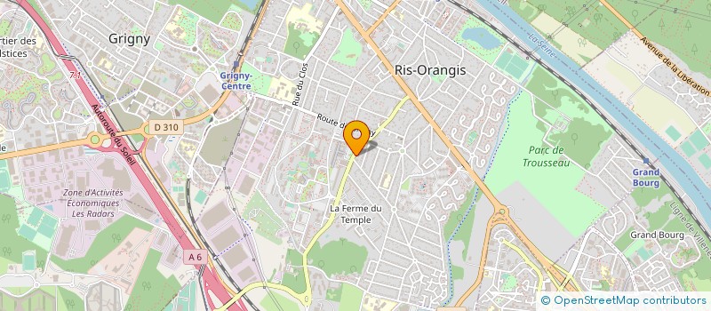 localisation de l'entreprise MADAME MARYLINE LECOUFLE à RIS-ORANGIS