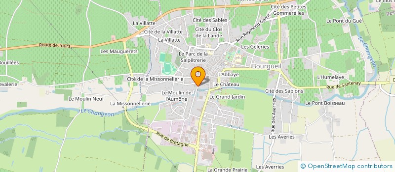 localisation de l'entreprise MADAME MARYLINE LEFEVRE  BOURGUEIL