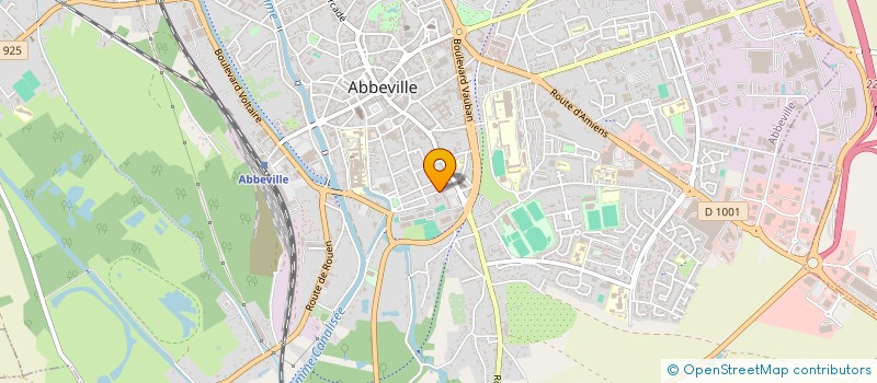 localisation de l'entreprise MADAME MARYLINE LEFEVRE à ABBEVILLE