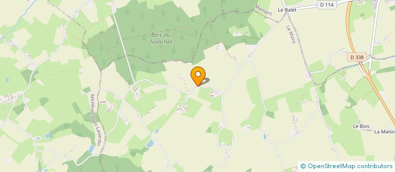 localisation de l'entreprise MADAME MARYLINE LEPELTIER  LA GUIERCHE