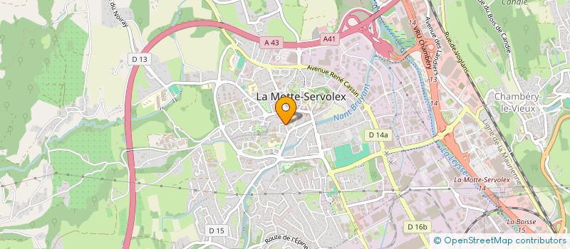localisation de l'entreprise MADAME MARYLINE LIBERT  LA MOTTE-SERVOLEX