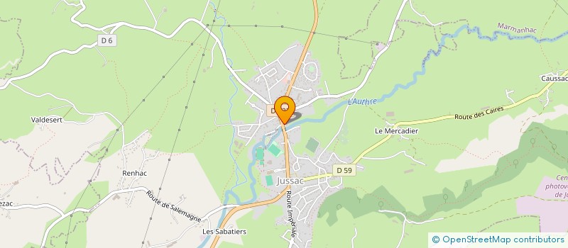 localisation de l'entreprise MADAME MARYLINE LONGUEVILLE à JUSSAC
