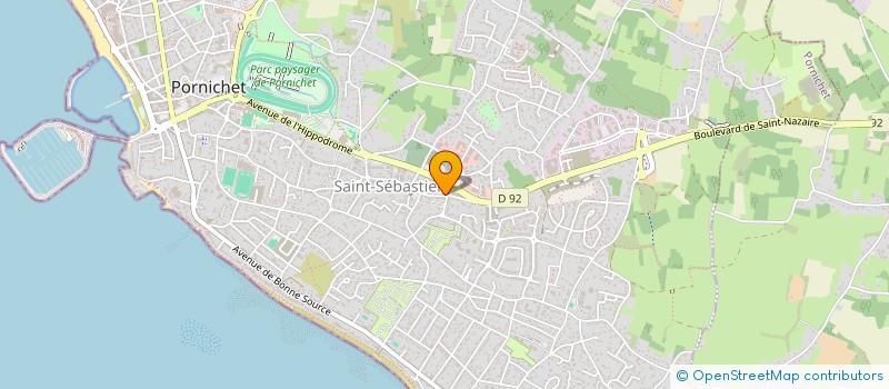 localisation de l'entreprise MADAME MARYLINE MANIER  PORNICHET