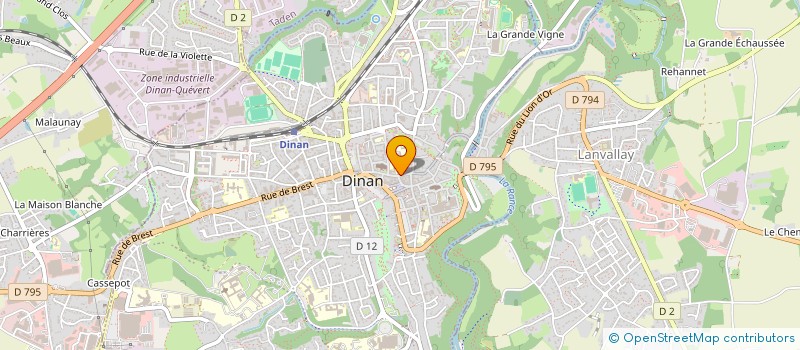 localisation de l'entreprise MADAME MARYLINE MARYLINE DEGUETTE  DINAN