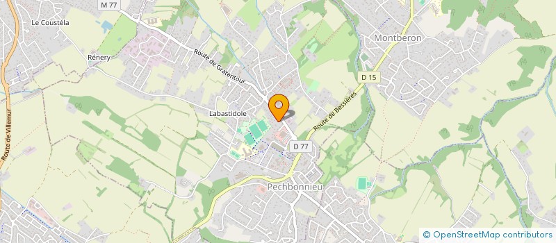 localisation de l'entreprise MADAME MARYLINE MASSONNIER  PECHBONNIEU