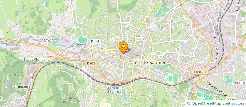 localisation de l'entreprise MADAME MARYLINE MASSOT  LONS-LE-SAUNIER