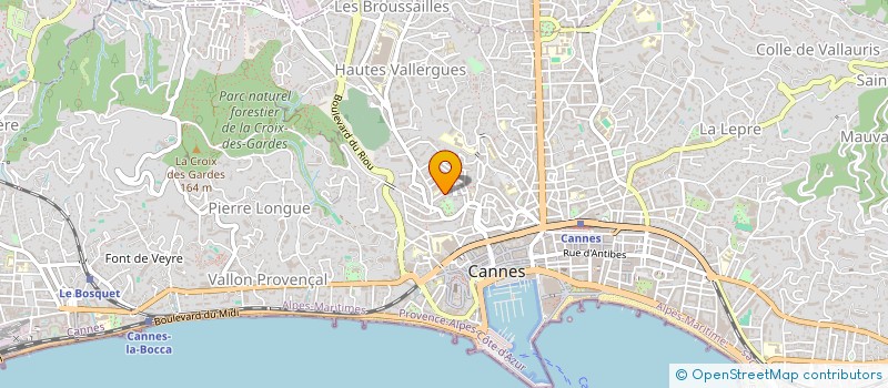 localisation de l'entreprise MADAME MARYLINE MATHIEU  CANNES